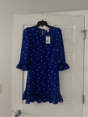 forever 21 blue daisy dress DAISY DRESS - MEXICAN EMBROIDERED DRESS main image 1